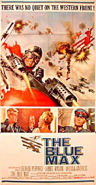 The Blue Max Original 1966 U.S. Three Sheet Movie Poster - Posteritati  Movie Poster Gallery