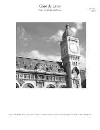 At 10 minutes on foot whether you're travelling alone or with others, the hotel timhotel paris gare de lyon will be happy to. Gare De Lyon Sheet Music For Piano Cello Mixed Duet Musescore Com
