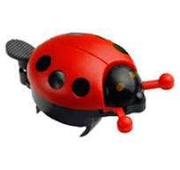 Cogfs Ladybug Bicycle Bell Kids Handlebar Beetle Horn Plastic Bicycle  Accessories