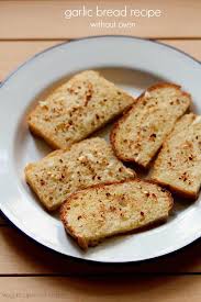 Mix the butter, garlic, and parsley together in a small bowl. Garlic Bread Toast Made On Pan Skillet Or Tawa Dassana S Veg Recipes