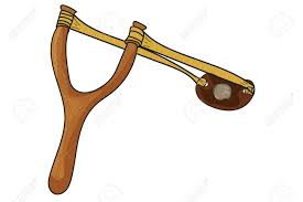 Affordable and search from millions of royalty free images, photos and vectors. Wooden Slingshot With A Stretched Rubber Band Royalty Free Cliparts Vectors And Stock Illustration Image 86729236