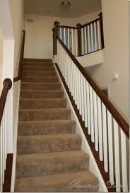 Parents Of A Dozen Railing Makeover Staircase Makeover Home Remodeling New Homes