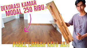 Material kayu diambil dari daerah jawa tengah dan jawa timur. Modal 250 Ribu Untuk Percantik Lantai Dengan Limbah Kayu Jati Parket Kayu Youtube