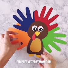 A Colorful Cute Turkey Handprint Craft For Kids Thanksgiving Crafts Preschool Fun Thanksgiving Crafts Turkey Handprint Craft