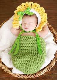 Hair Accessories Baby Photo Prop Crochet Sunflower Headband And Cacoon Pattern Instructions Only Clothing Shoes Accessories