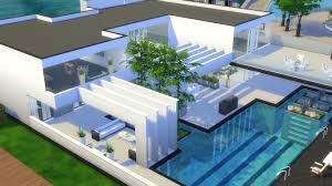 Modthesims Modern Pure 1 Sims House Sims House Design Sims 4 Modern House