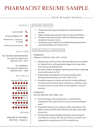 Livecareer provides examples with the best format, template & keyword options. Pharmacist Resume Sample Writing Tips Resume Genius