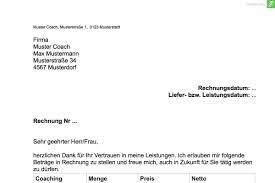 Hoai software zur honorarabrechnung nach neuer hoai 2013. Musterrechnung Coaching Zum Kostenlosen Download Everbill Magazin