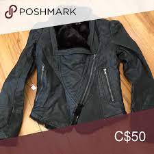 Le Chateau Faux Leather Jacket Brand New Condition Le Chateau Faux Fur Faux Leather Jacket Size Small Le Cha Leather Jacket Faux Leather Jackets Clothes Design