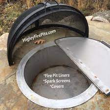 Fire Pit Spark Screens Liners Covers Bowls Grills Www Higleymetals Com Rogers Mn Fabricates A Large Selec Fire Pit Spark Screen Outdoor Fire Pit Fire Pit Liner