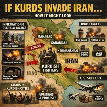 Kurdish fighters launch ground invasion against Iranian regime