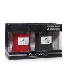 33 Value Woodwick Candle Gift Set Includes 2 Medium Hourglass Candles Cinnamon Cheer And Frasier Fir Walmart Com Walmart Com