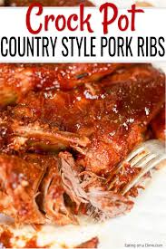 If you don't find the boneless variety, strips of pork chops or pork loin cut across the grain will work fine. Crock Pot Country Style Pork Ribs Recipe Easy Crock Pot Pork Ribs