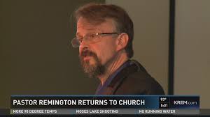 Pastor Remington returns to church