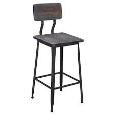 High back breakfast bar stools. Wood Industrial Breakfast Bar Stool Chair Bar Stools Restaurant Bar Stools Furniture Dining Room Furniture Deshpandefoundationindia Org