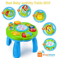 Hanmun Musical Learning Table Baby Toy Bes Activity Table For 8 Months Old In 2020 Baby Activity Table Infant Activities Kids Activity Table