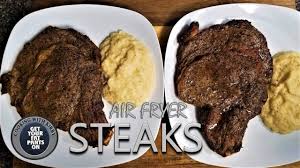air fryer rib eye steak experiment