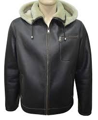 Zavelio Men S Aviator Bomber Hooded Winter Genuine Leather Shearling Sheepskin Jacket Review Sheepskin Jacket Leather Jacket Men Leather Jacket Outfit Men