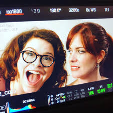 On set this past week filming with...