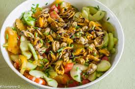 Salade Grecque Aux Moules Et Crevettes Recette Salade Grecque Recette Salade Grecque Salade