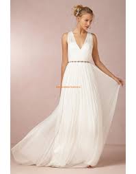 Chiffon brautkleider kaufen in erschwinglichen preis, hunderte von brautmode stilen zu wählen so niedrig von unter 100 weltweite lieferung alle größen verfügbar finden sie ihr traumkleid bei. Schlichte Bodenlange Hochzeitskleider Aus Chiffon Kleid Hochzeit Kleider Hochzeit Strandhochzeitskleid