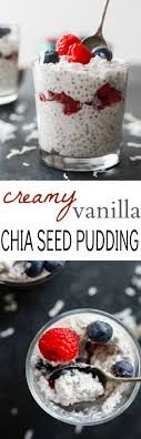 Creamy Vanilla Chia Seed Pudding Dairy Free Easy Dinner Recipes Quick Easy Dinner Ideas Ea Vanilla Chia Seed Pudding Refreshing Dessert Recipes Recipes
