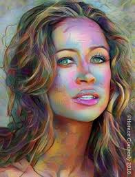 An acrylic painting I did of Ms. Stacey Dash six years ago.