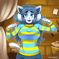 i drew temmie for undertales birthday awhile ago, figured id post it  here!! hope you all enjoy <3 : rUndertale
