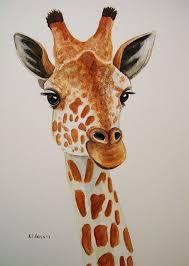 Discover The Secrets Of Drawing Realistic Pencil Portraits Giraffe Portrait In Watercolour Flickr Photo Shar Giraffe Art Giraffe Drawing Giraffe Painting
