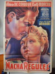1950 Argentine Poster Nacha Regules Zully Moreno Arturo De Cordova Luis  Amadori