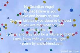 Check spelling or type a new query. My Guardian Angel Girlfriend Birthday Poem