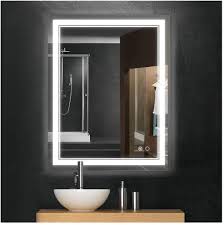 Glass bathroom vanity pulls placement services. Amazon Com Keonjinn 36 X 28 Inch Led Mirror Bathroom Vanity Wall Mounted Mirror Anti Fog Makeup Dimmable Light With Touch Switch 6000k Horizontal Vertical Home Kitchen