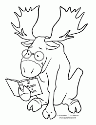 Keep kids away from moose. Coloring Pages Moose Coloring Home