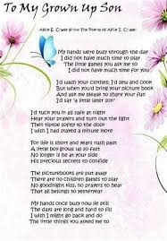 Birthday Poem For My Grown Son Poems My Grown Son To My Grown Up Son My Hands Were Busy Poem Words Sayings Son Poems Prayer For Son My Children Quotes