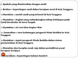 Salah satu seni bina masyarakat kerajaan alam melayu ialah candi. Tahun 3500 S M Empat Tamadun Besar Dunia Diasaskan Ppt Download