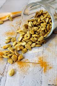 Graines De Potimarron Grillees Au Curcuma Et Curry Graines De Potimarron Potimarron Graine De Courge Recette