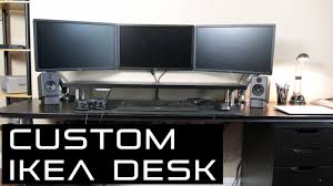 Ikea us and our digital partners use cookies on this site. My Custom Ikea Desk Setup Work Gaming Diy Youtube