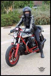 Nice Shoot Sophie Jill Ketty By Olivier Hugues Friends Skull Scarf Sundayspeedshop Moto Guzzi Cafe Racer Motorcycle Girl Motorcycle Chicks