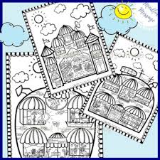 Can you help mike and jane get around town? Town Buildings Coloring Pages Printable Worksheets Pdf Coloring Sheets