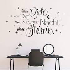 Decalmile Wandtattoo Sprüche Und Zitate Ohne Dich Ist Jeder Tag Wie