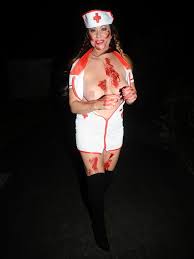 Lisa Appleton flashes her boobs in sexy zombie nurse outfit during Halloween  night out | The Irish Sun