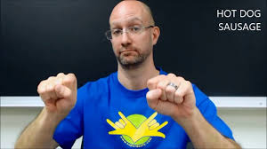 Having a high or higher than desirable temperature or giving off heat or feeling or causing a sensation of heat or burning. Meat Dairy Food Signs Asl American Sign Language Youtube