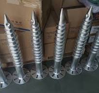 YUEN-S Spiral Flange Pile Earth Screw Pile High Quality Foundation Anchor  Ground Screw