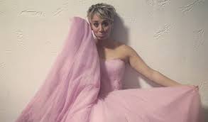 Here she is two days ago: Kaley Cuoco S Penny To Get New Name From Dad Keith Carradine