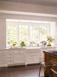 Kitchen windows provide natural light, access to the outdoors, and most important, they frame your view. Wall Of Kitchen Windows Kitchen Trends Kitchen Sink Decor Farmhouse Sink Kitchen