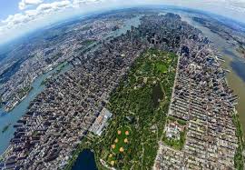 Birds Eye View Of New York City 25 Awesome Bird S Eye Views Of Cities Around The Globe Hongkiat New York City Central Park Birds Eye View City Aerial Photo
