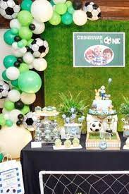 First you combine all kids for a funny soccer match with customized soccer costumes and dressing. 140 Best Soccer Party Ideas In 2021 Soccer Party Soccer Birthday Parties Soccer Birthday