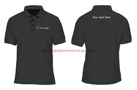 Cara membuat desain baju kemeja seragam karang taruna. Download Desain Kaos Polo Shirt Format Vector Belajar Coreldraw