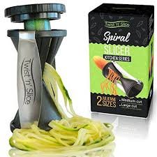 Amazon Com Twist N Slice Premium Spiralizer Vegetable Spiral Slicer Zucchini Noodle Spaghetti Spiral Vegetable Slicer Spiral Slicer Spiralized Vegetables
