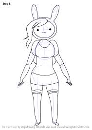 Learn How To Draw Fionna The Human From Adventure Time Adventure Time Step By Step Adventure Time Coloring Pages Adventure Time Drawings Adventure Time Style